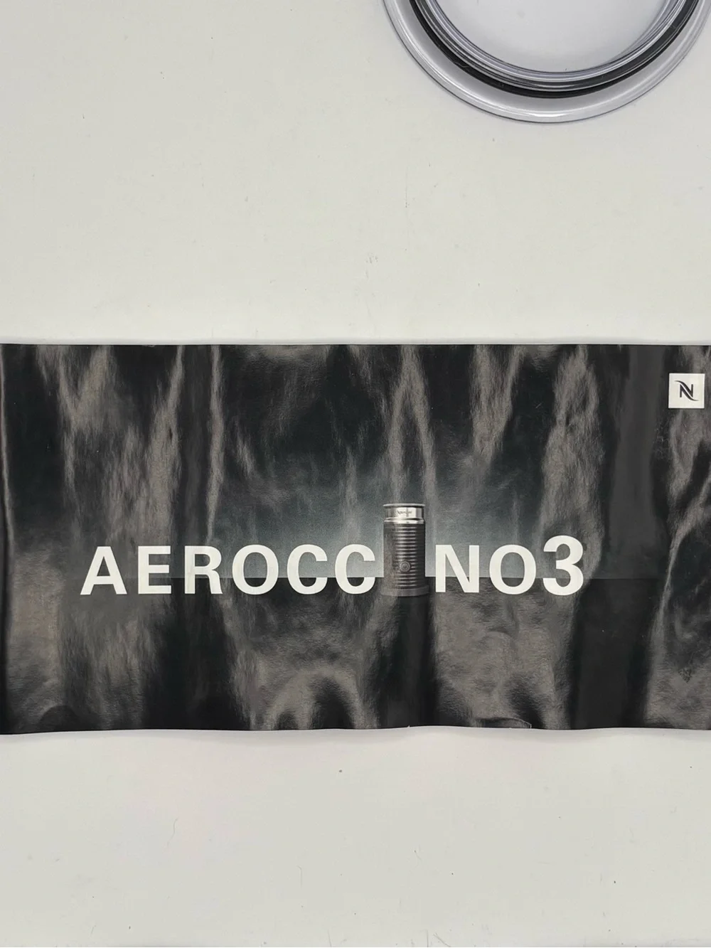 Genuine Nespresso Aeroccino 3 Electric Milk Frother Black Model 3594 Open Box